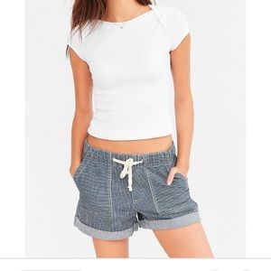 Urban Outfitters BDG Striped Denim Shorts